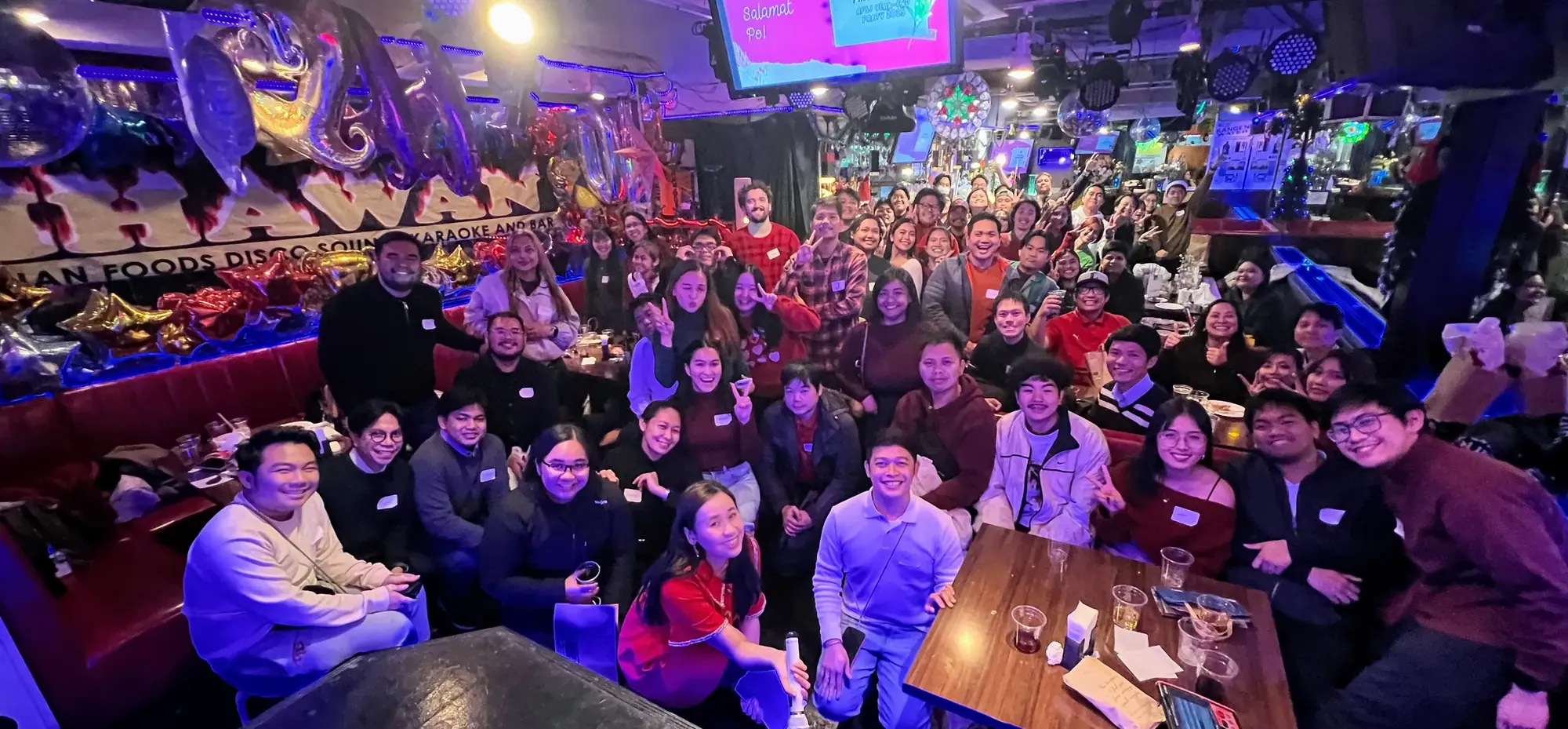 AFSJ members together at the association's Pasko at Pasalamat Christmas party in Tokyo